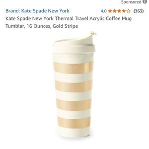 Kate Spade 32oz coffee mug